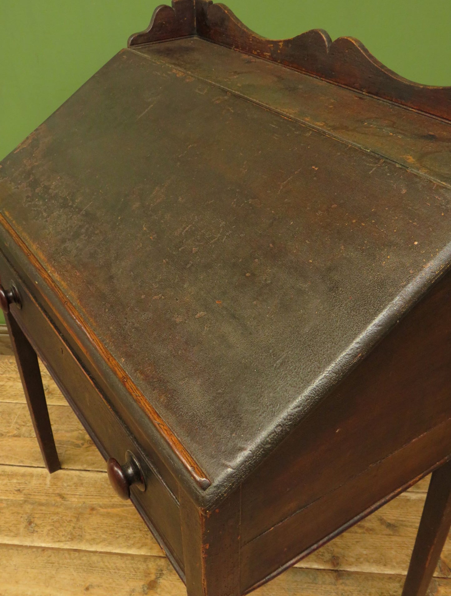 Victorian Clerks Desk with Sloping Top