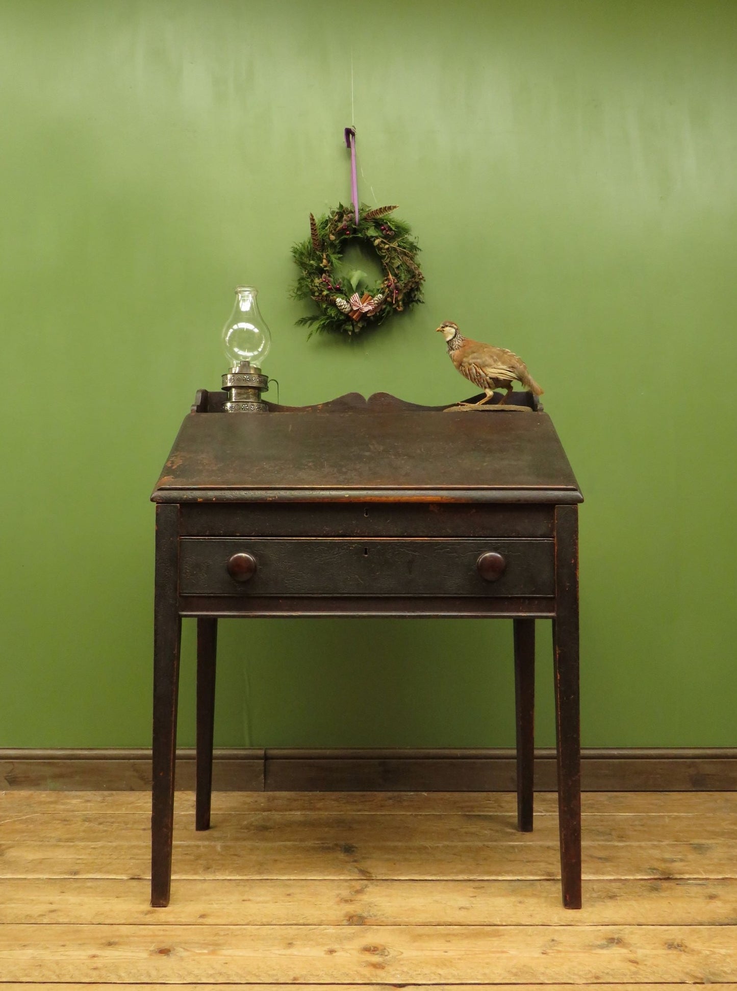 Victorian Clerks Desk with Sloping Top