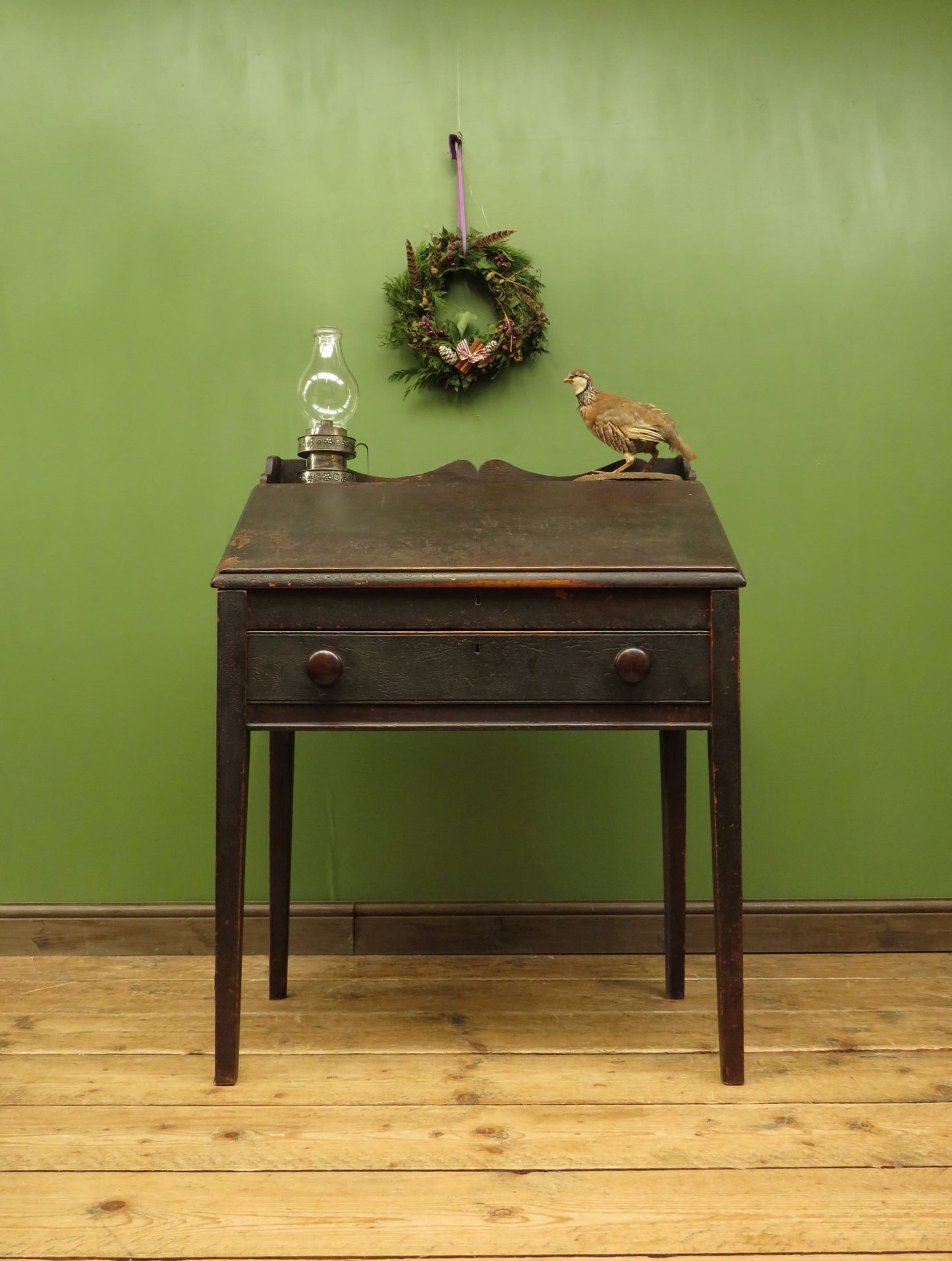 Victorian Clerks Desk with Sloping Top