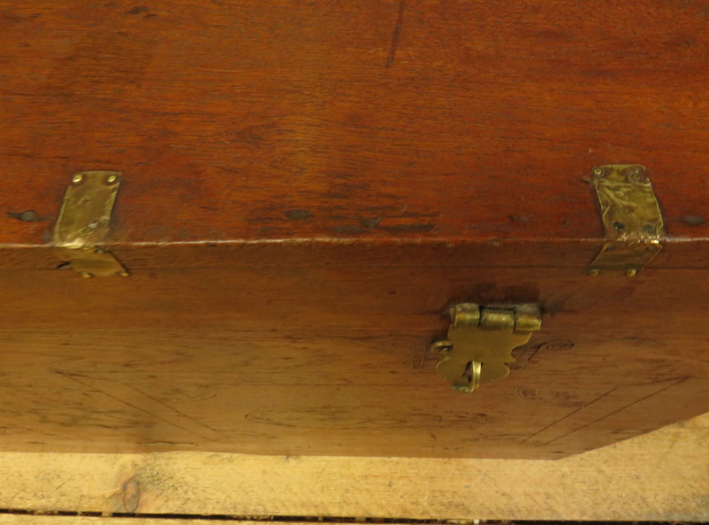 Large 19th Century Burmese Mandalay Box Chest with Fitted Interior
