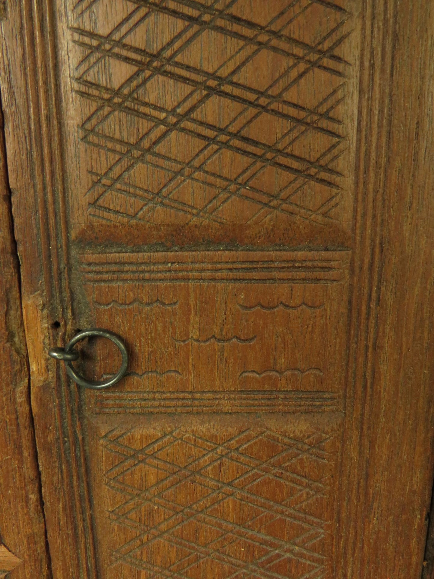 Large 19th Century Burmese Mandalay Box Chest with Fitted Interior