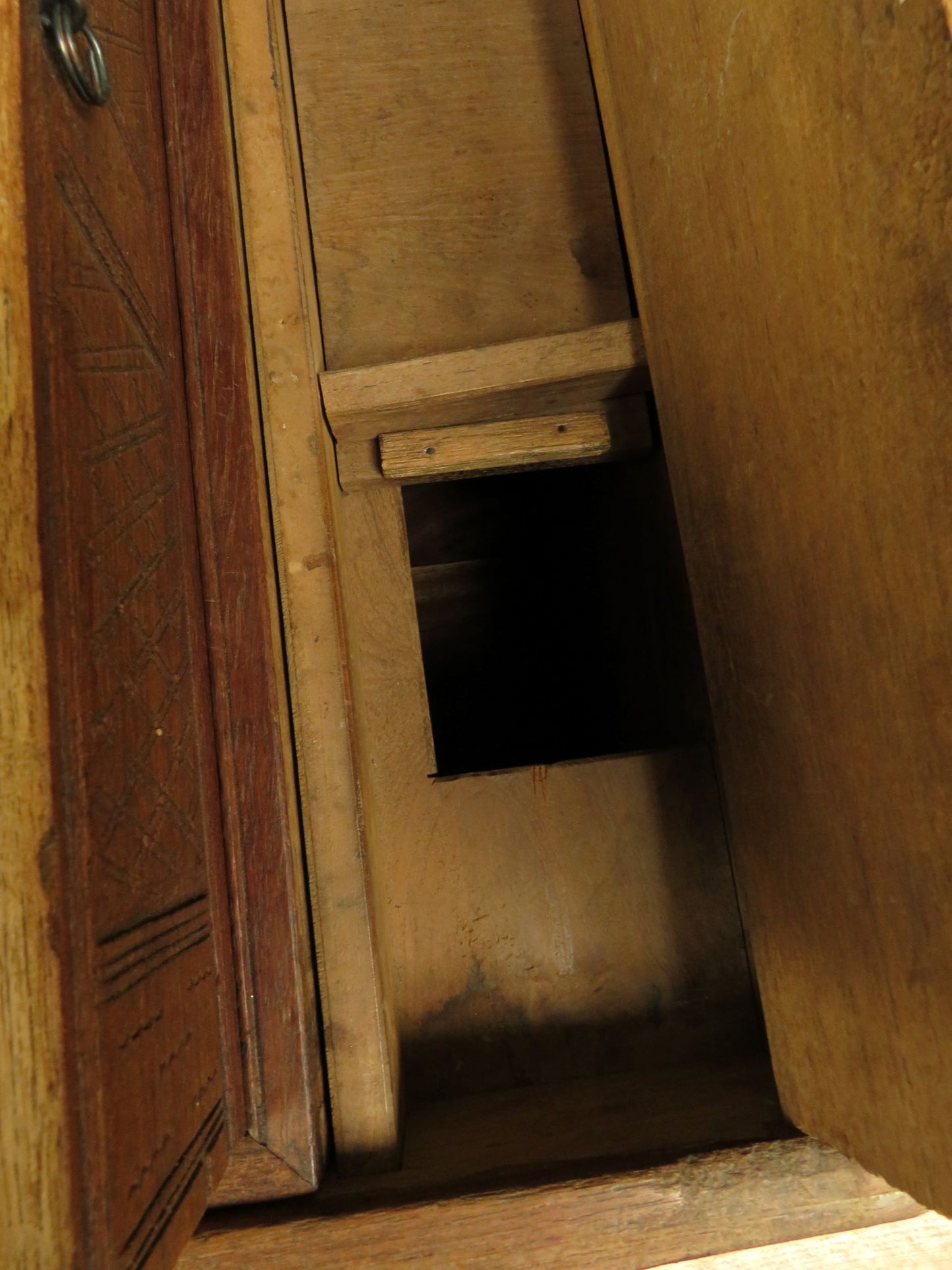 Large 19th Century Burmese Mandalay Box Chest with Fitted Interior