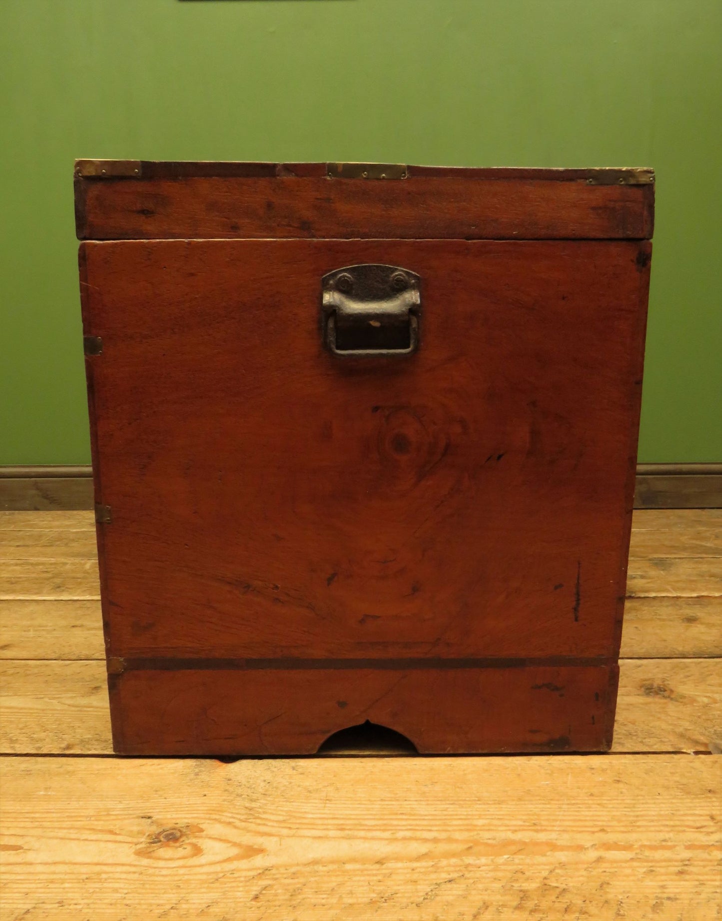 Large 19th Century Burmese Mandalay Box Chest with Fitted Interior