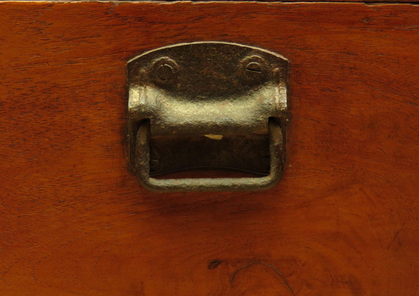 Large 19th Century Burmese Mandalay Box Chest with Fitted Interior