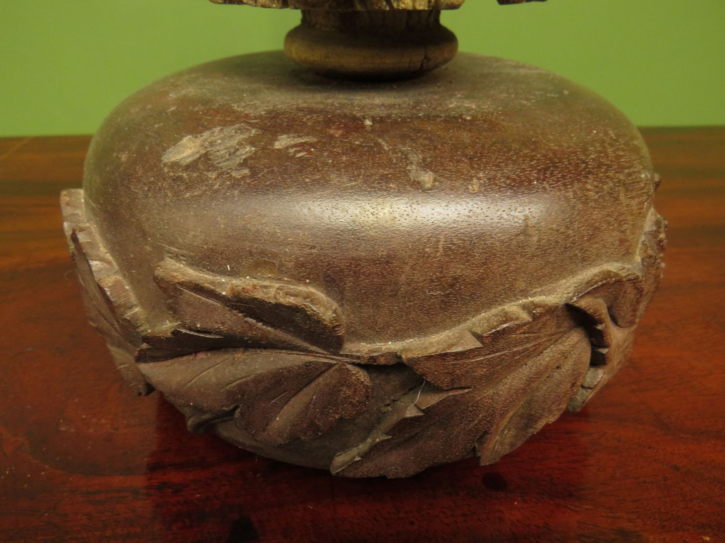 Very unusual Antique Wooden Cherub, Putti, Table Centre-piece
