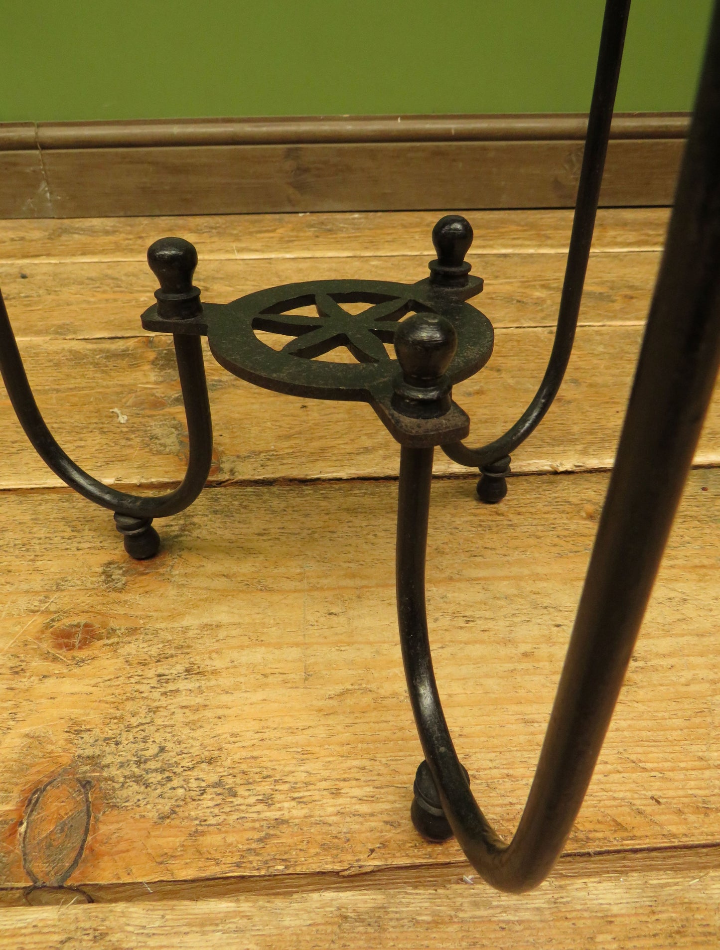Vintage Steampunk Side Table with Gimbal mounted solar system