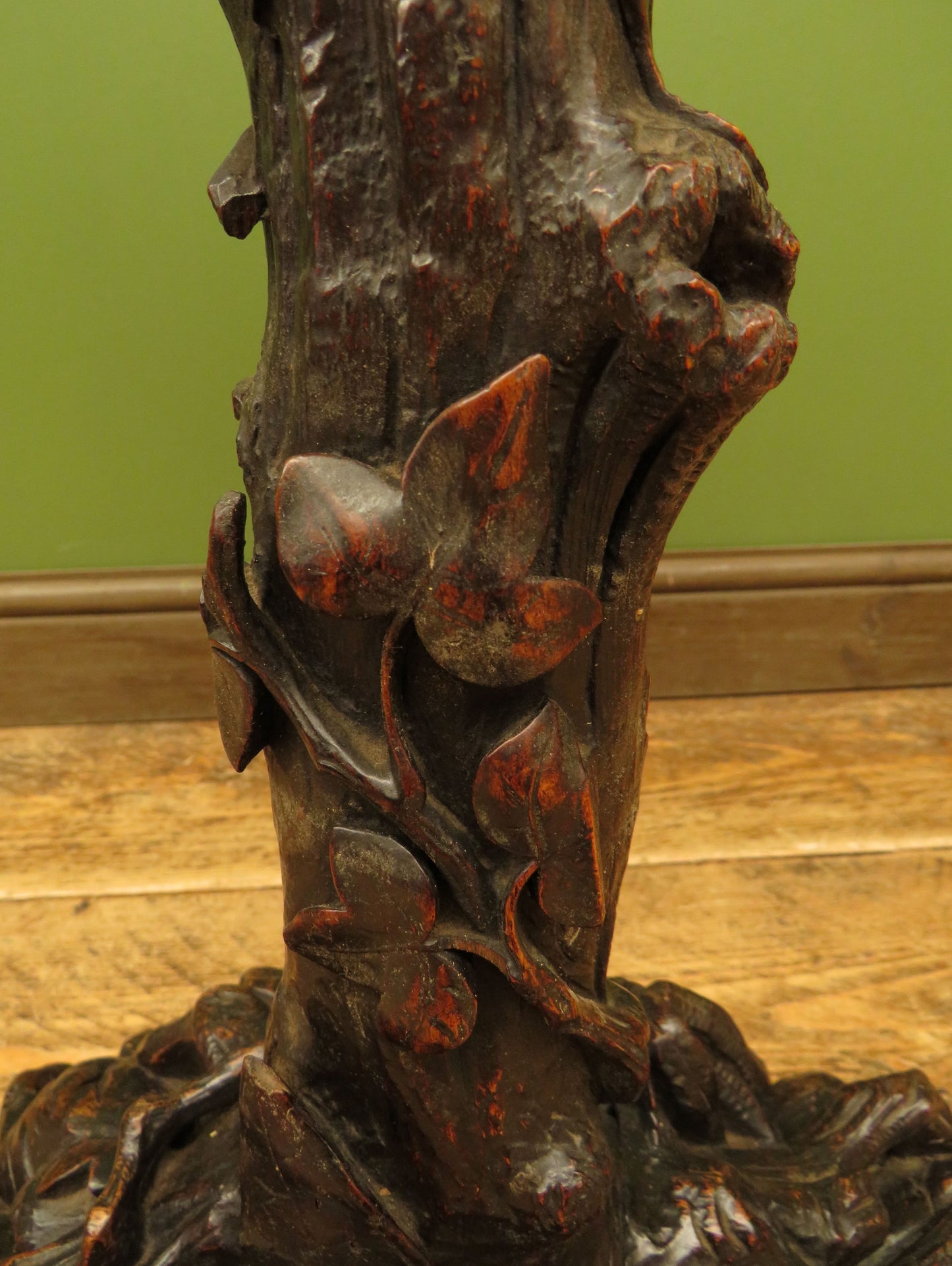 Carved Antique Black Forest Table in the style of Matthew & Willem Horrix