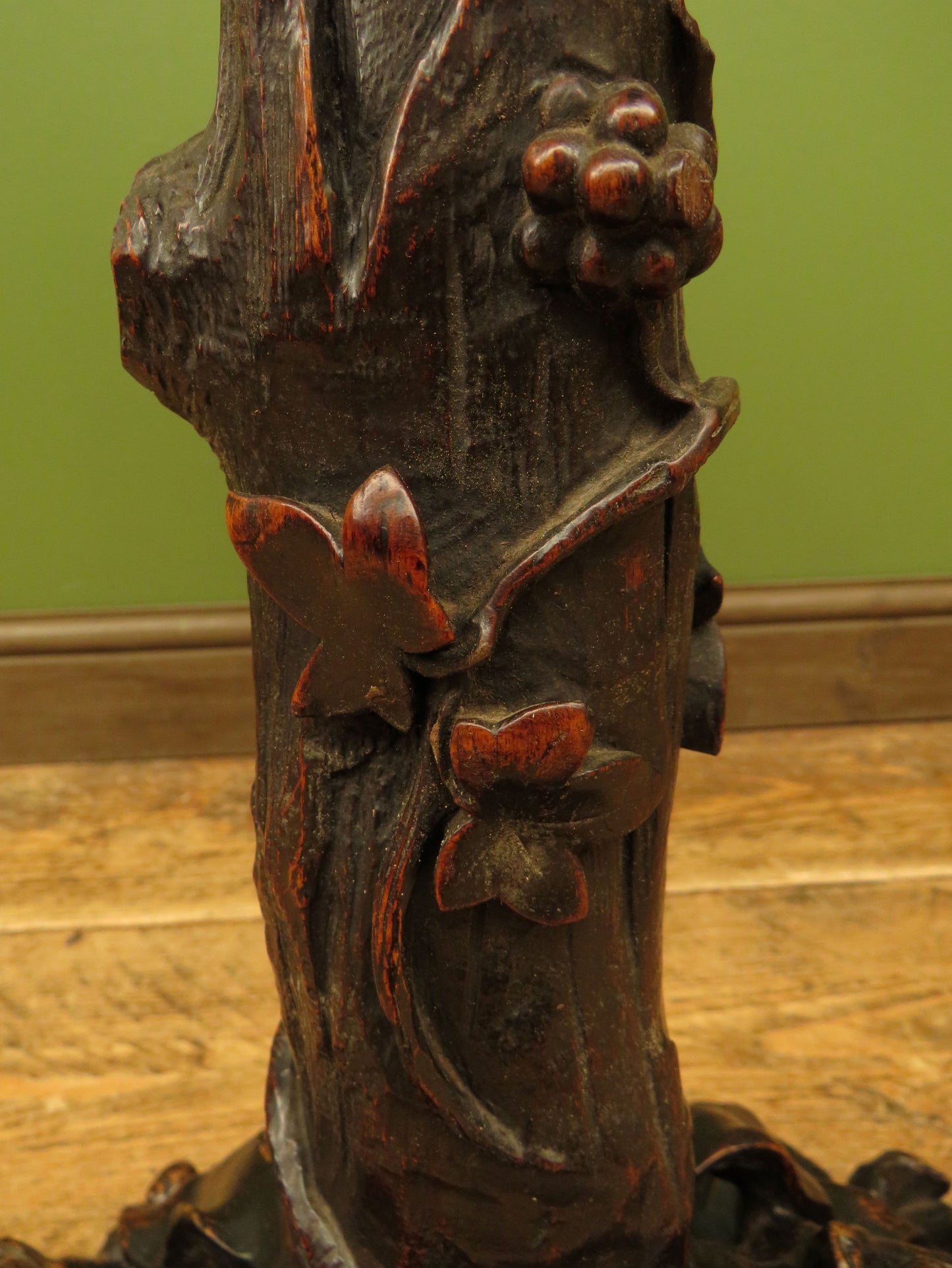 Carved Antique Black Forest Table in the style of Matthew & Willem Horrix