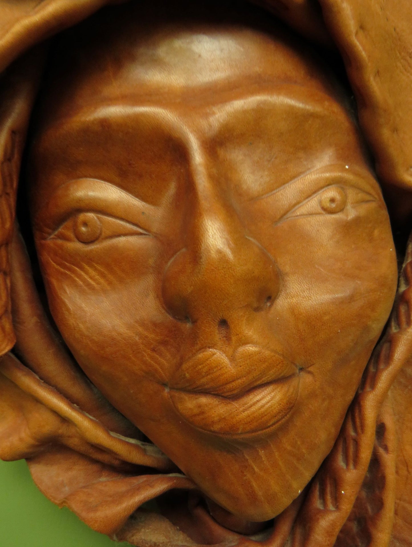 Vintage Boho Spanish Lady Leather Mask