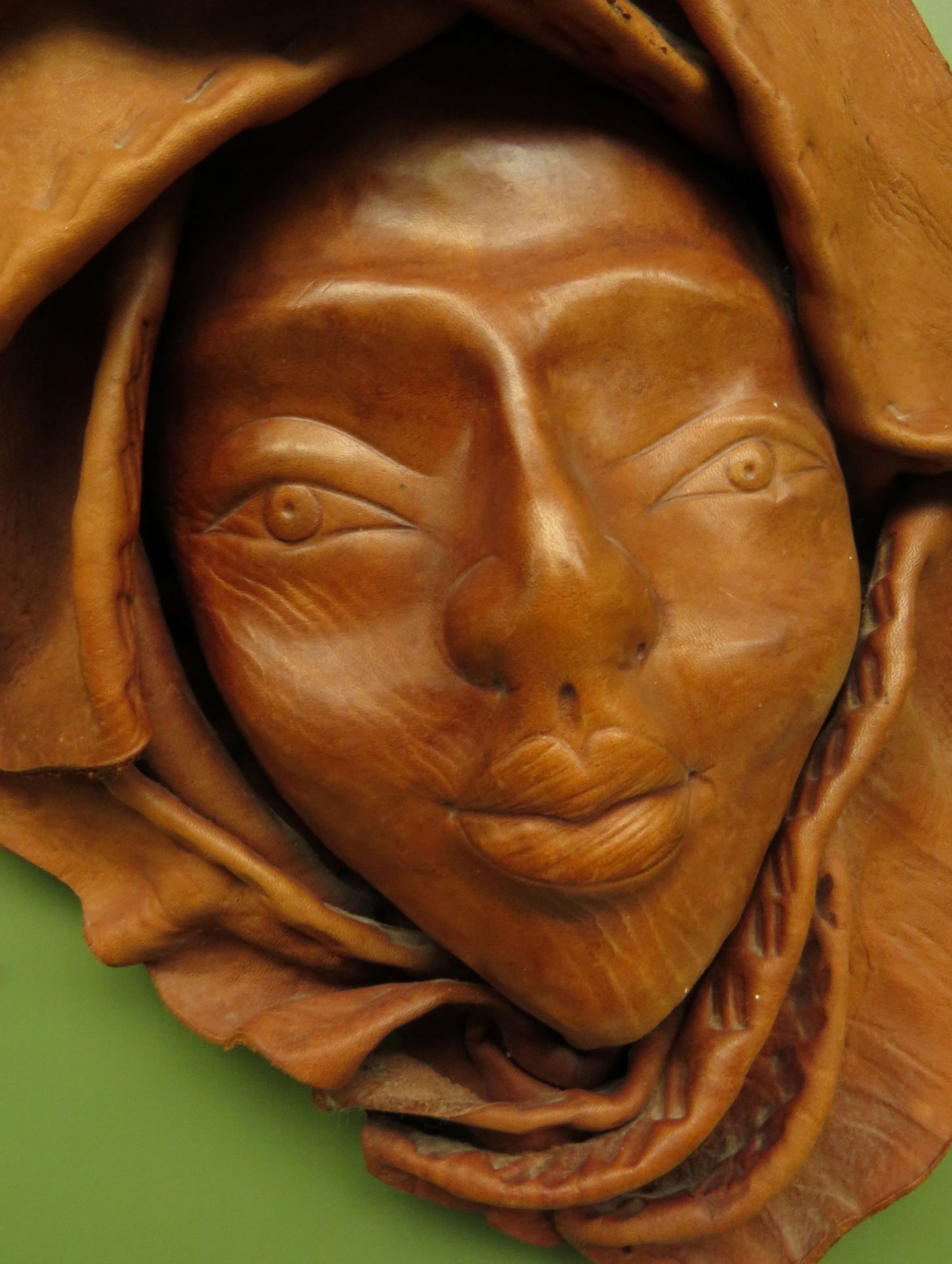 Vintage Boho Spanish Lady Leather Mask
