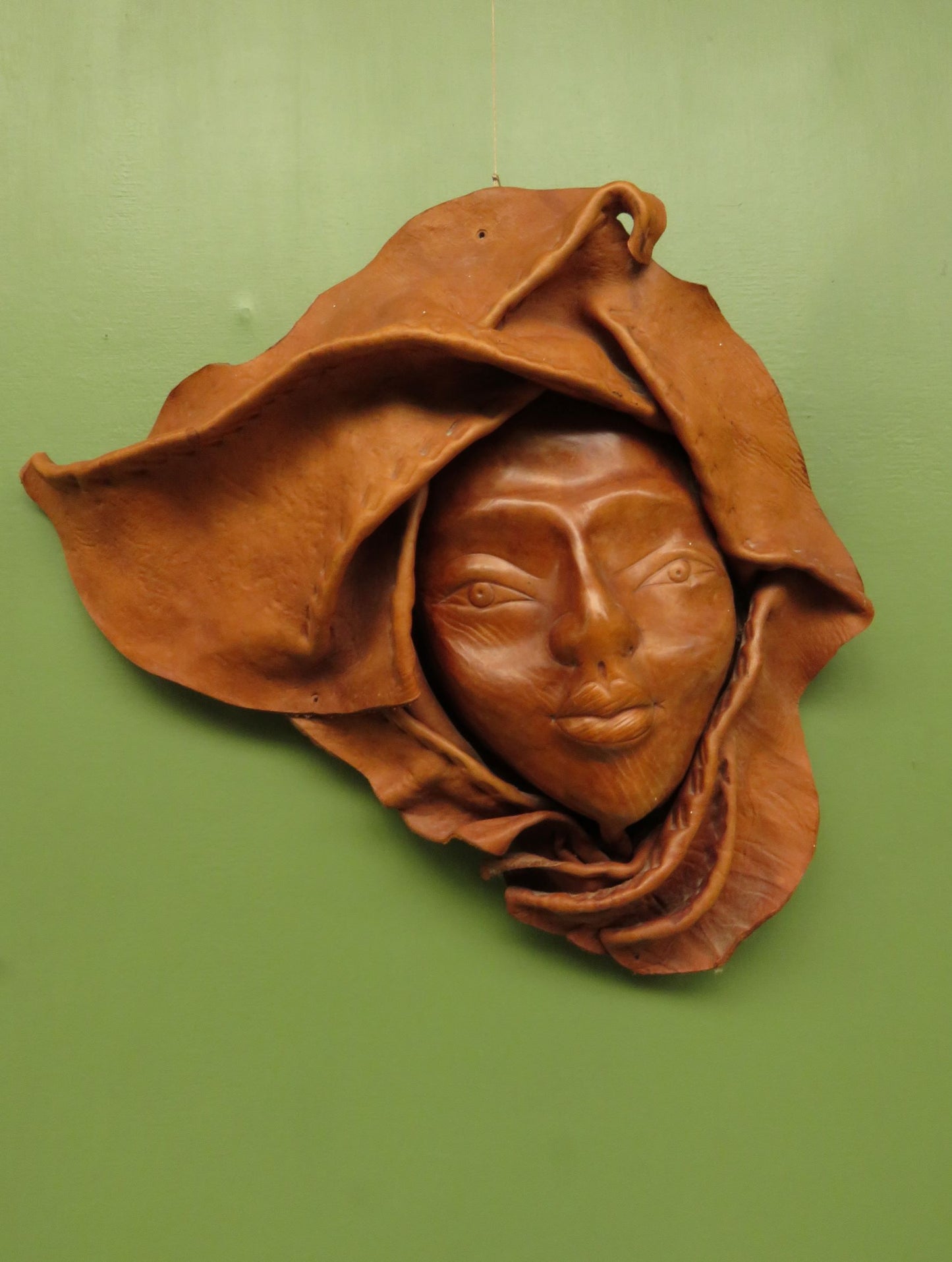 Vintage Boho Spanish Lady Leather Mask