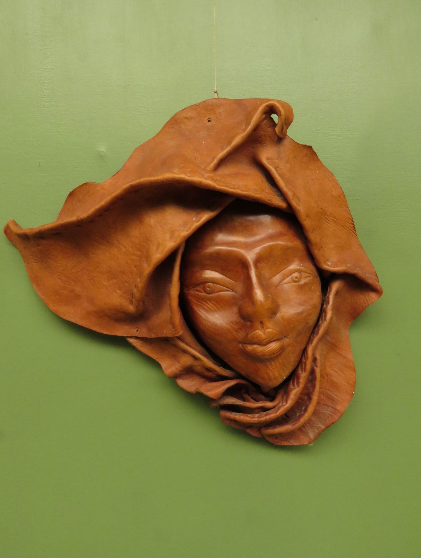 Vintage Boho Spanish Lady Leather Mask