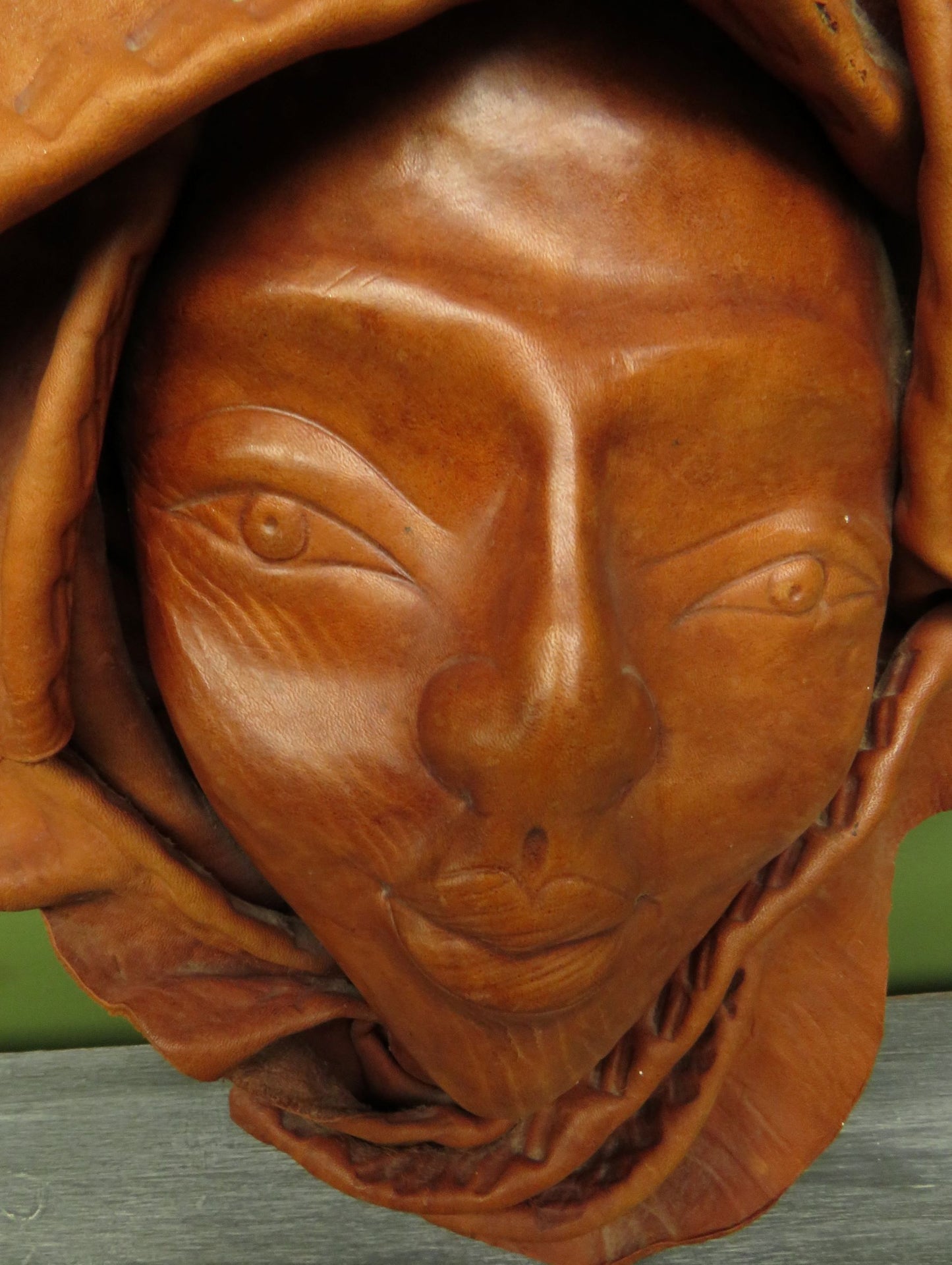 Vintage Boho Spanish Lady Leather Mask