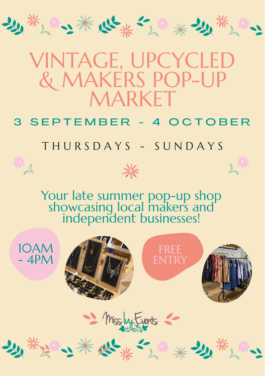 Miss Ivy's Vintage, Upcycled and Makers Pop-Up Market at Dartington Cider Press