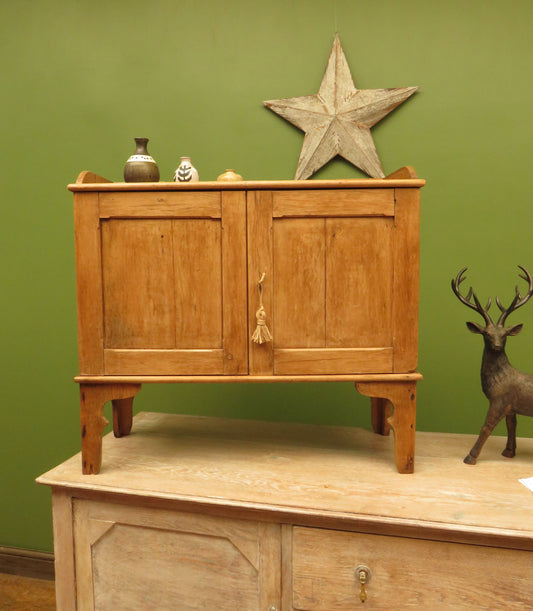 Small Antique Pine Pigeon Hole Cabinet