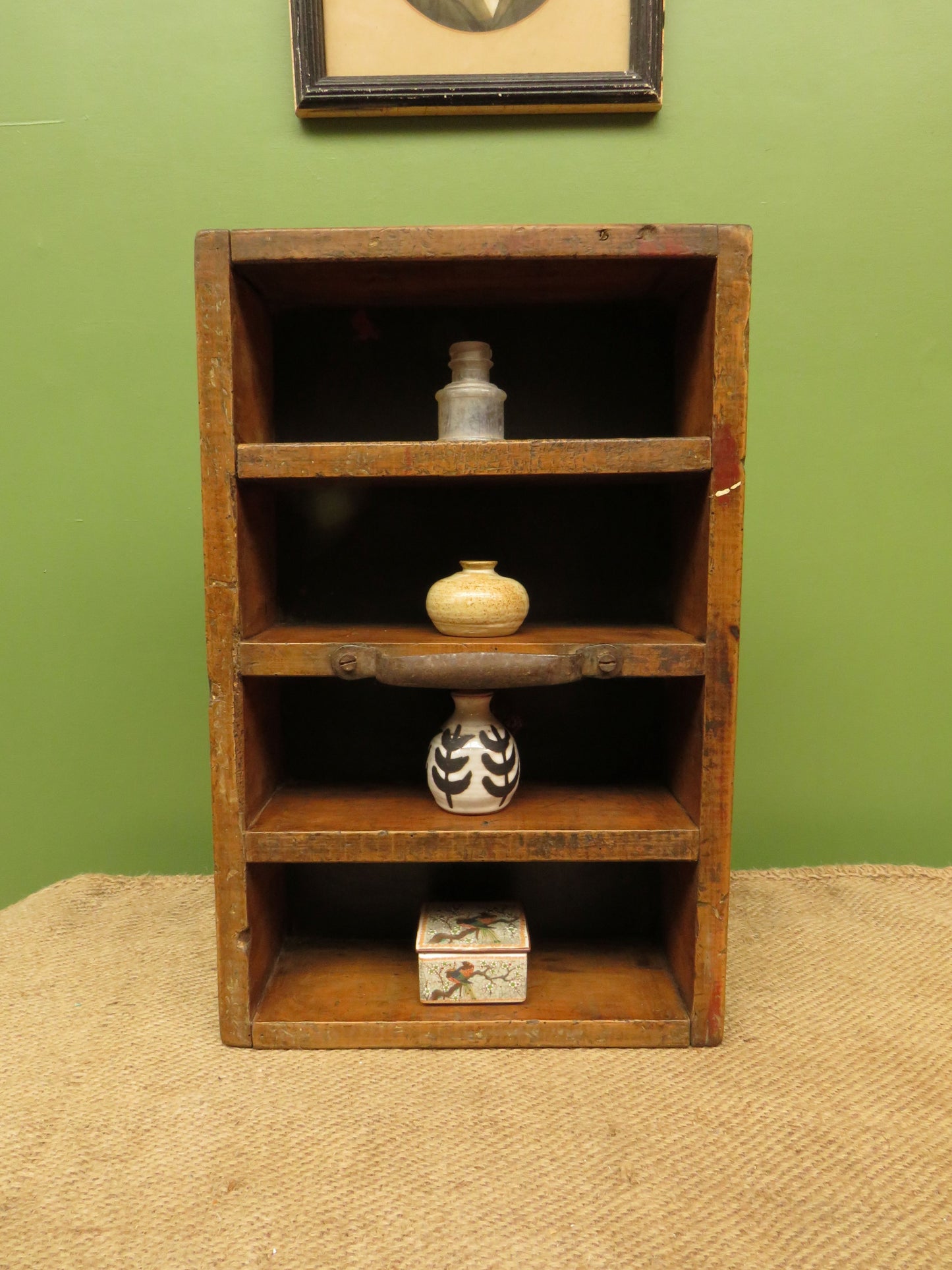Small Rustic Shelf Unit for Small Treasures