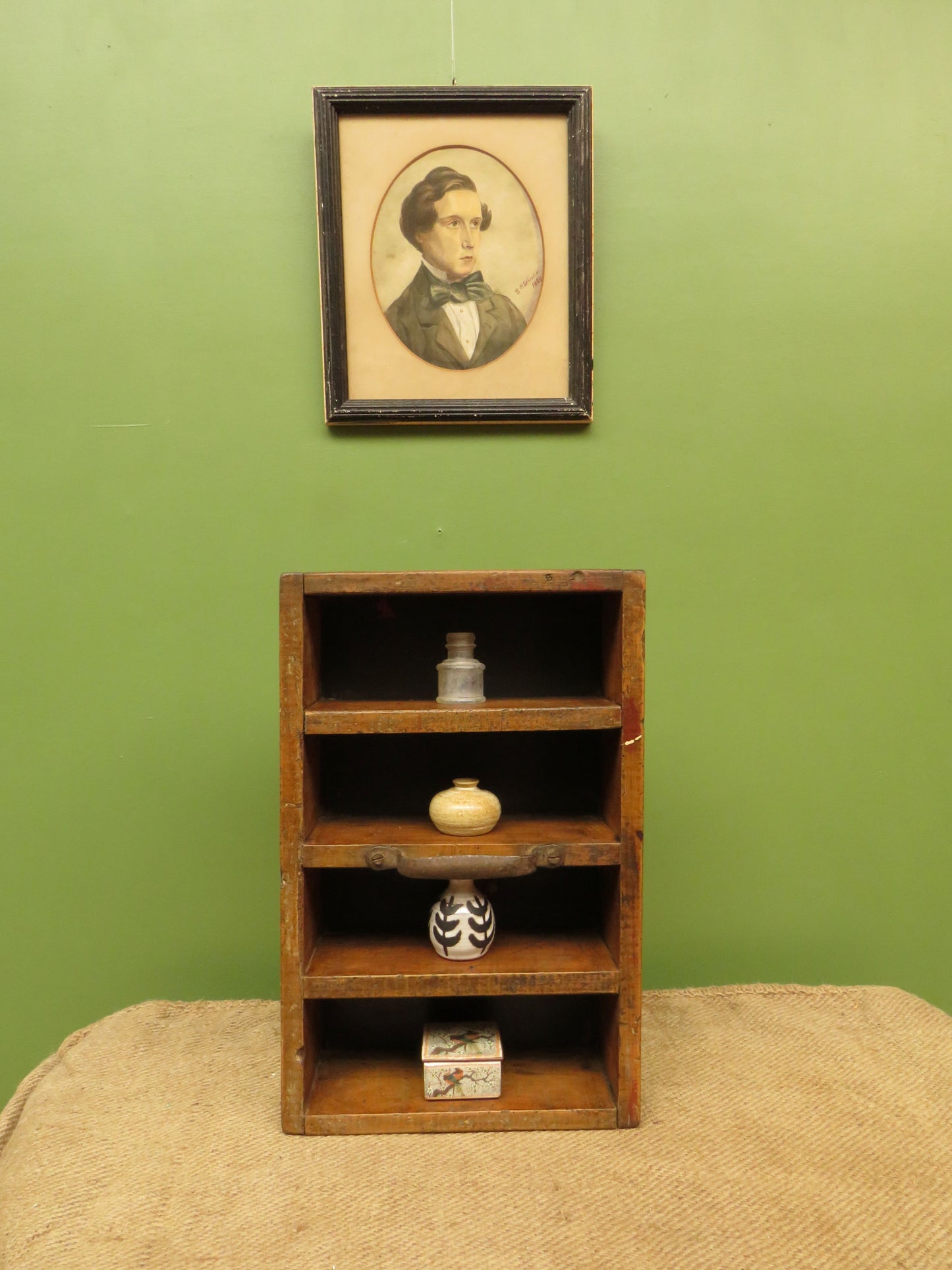 Small Rustic Shelf Unit for Small Treasures
