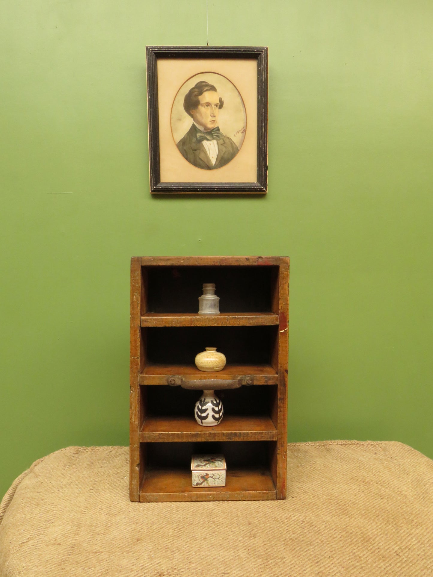 Small Rustic Shelf Unit for Small Treasures
