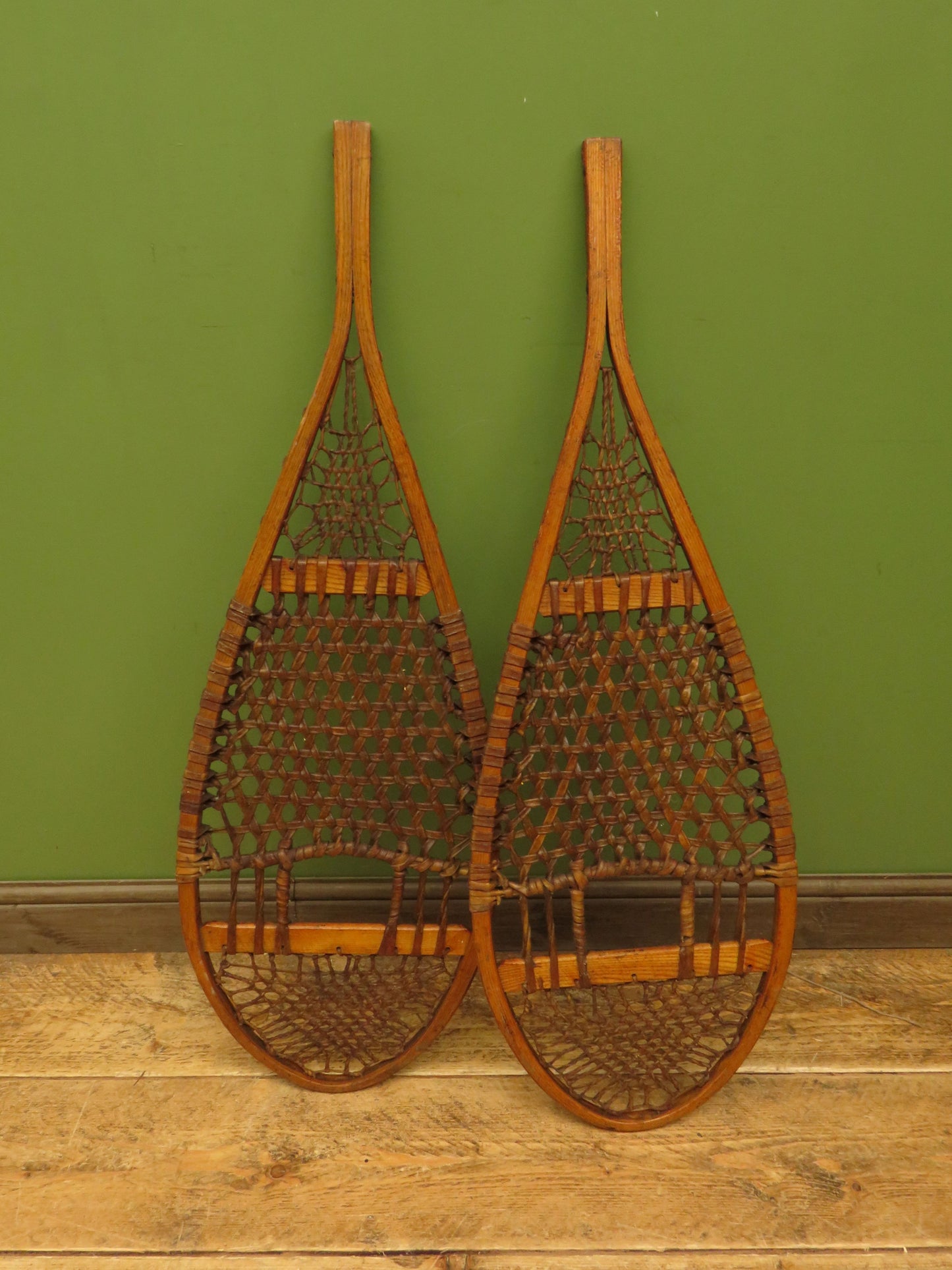 Antique Snowshoes by the Chestnut Canoe Company