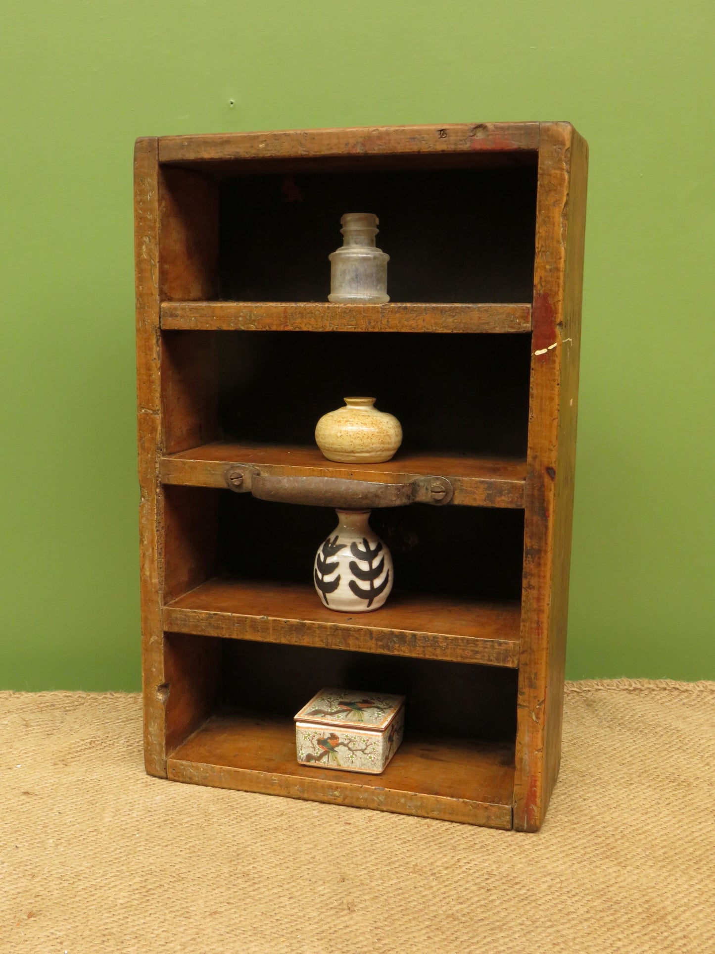 Small Rustic Shelf Unit for Small Treasures