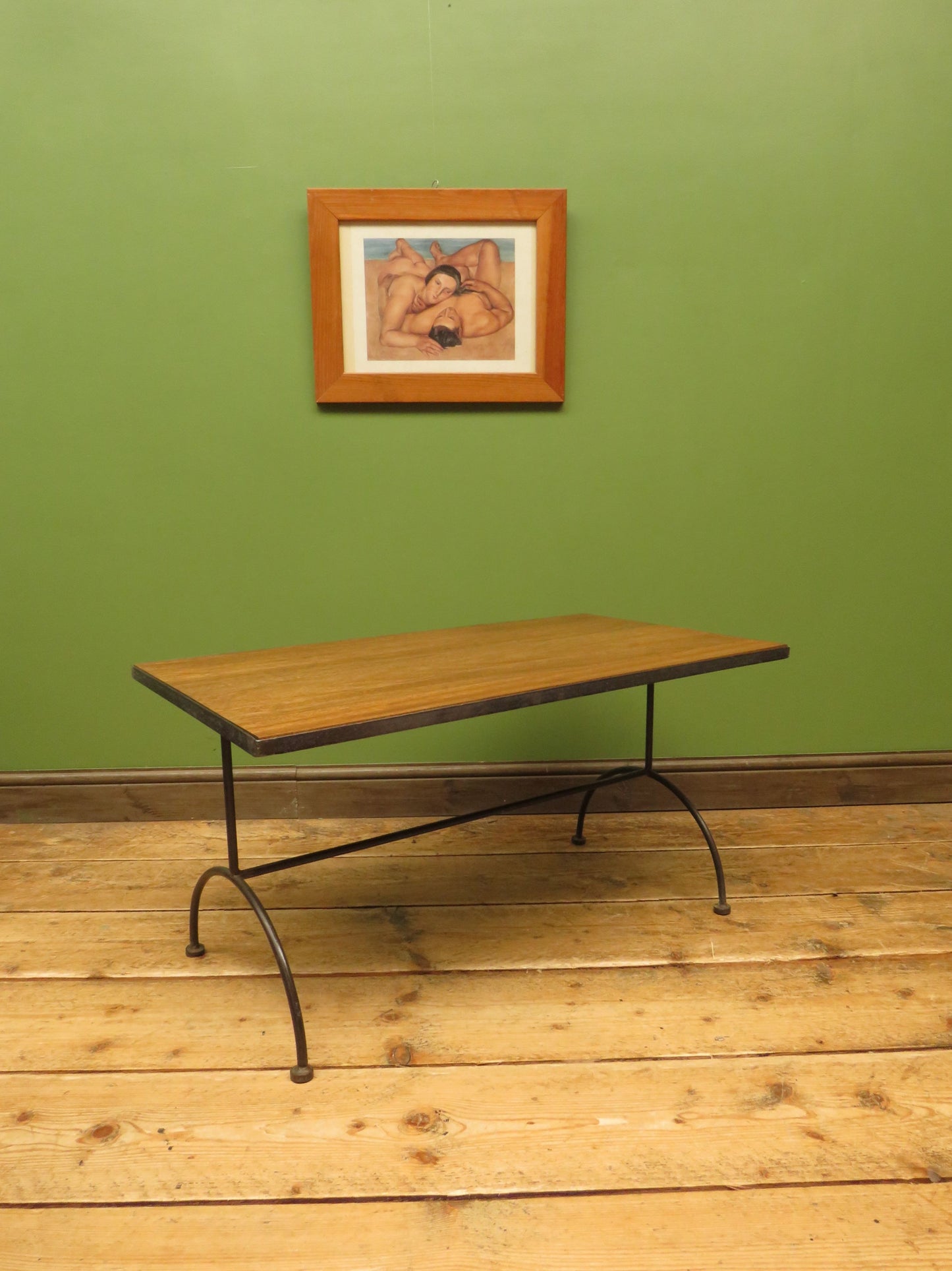 Mid Century Modern Iron based coffee table