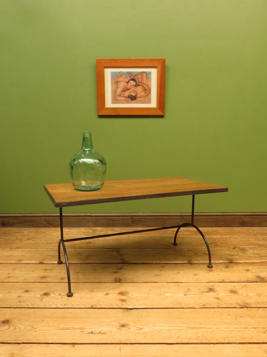 Mid Century Modern Iron based coffee table