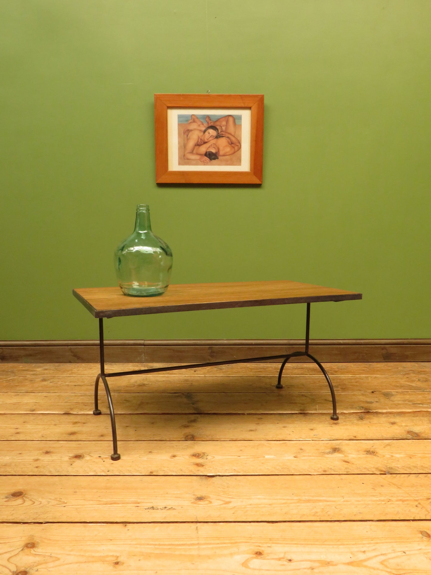 Mid Century Modern Iron based coffee table