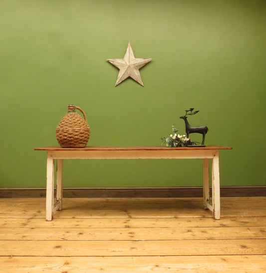 Rustic Potting Shed Bench with Chippy Paint Base