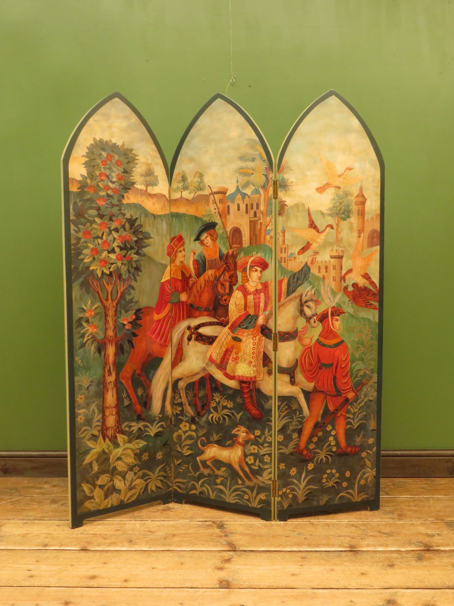 Folding Dressing Screen depicting the Arrival of the Magi