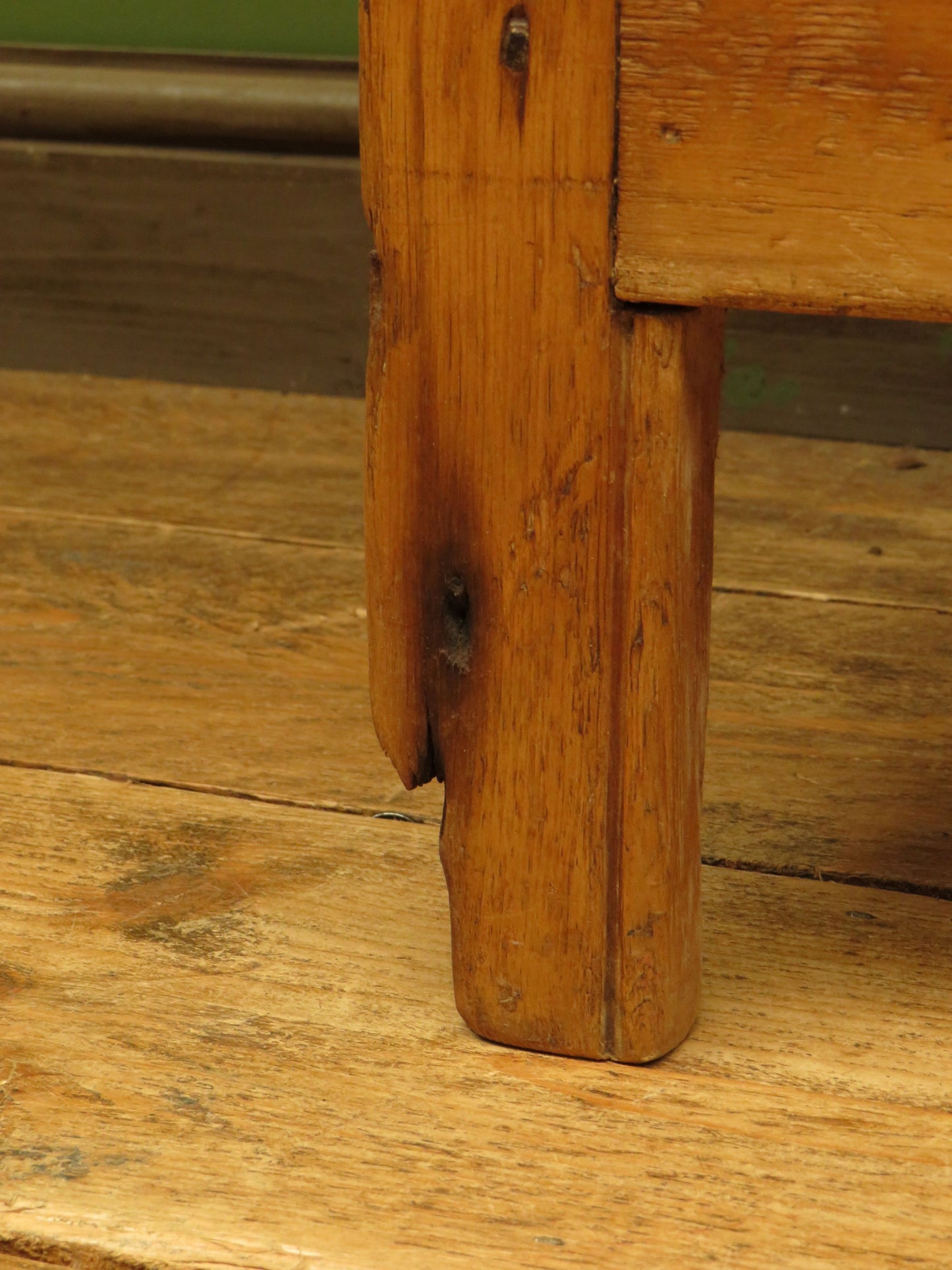 Victorian Pine Kitchen Dresser with Open Plate Rack