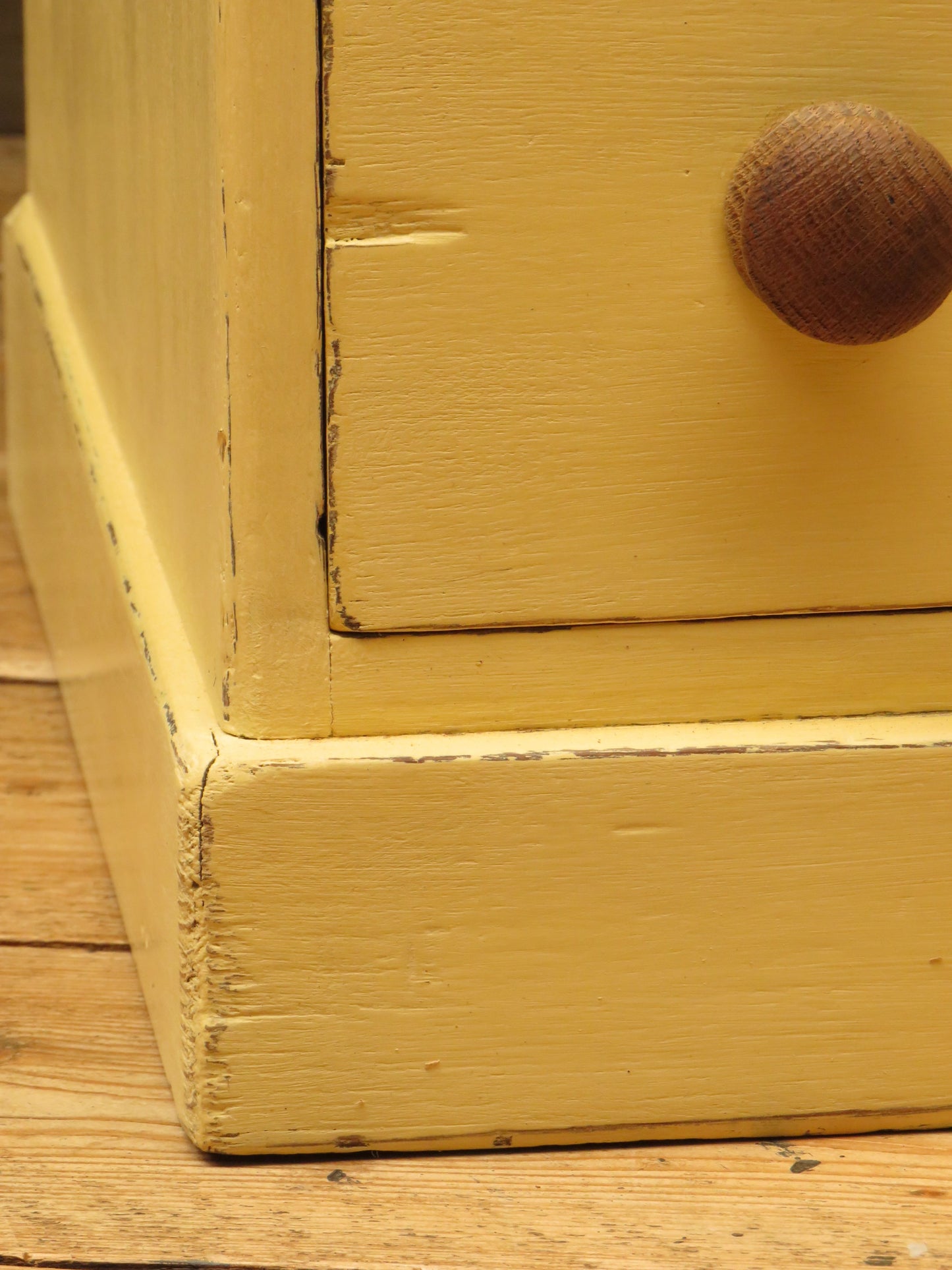 Pair of Antique Yellow Chest of Drawers, Bedside or Office Chests