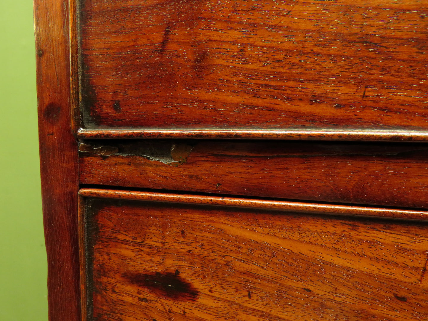 Antique Regency Period Bow Front Mahogany Chest of Drawers