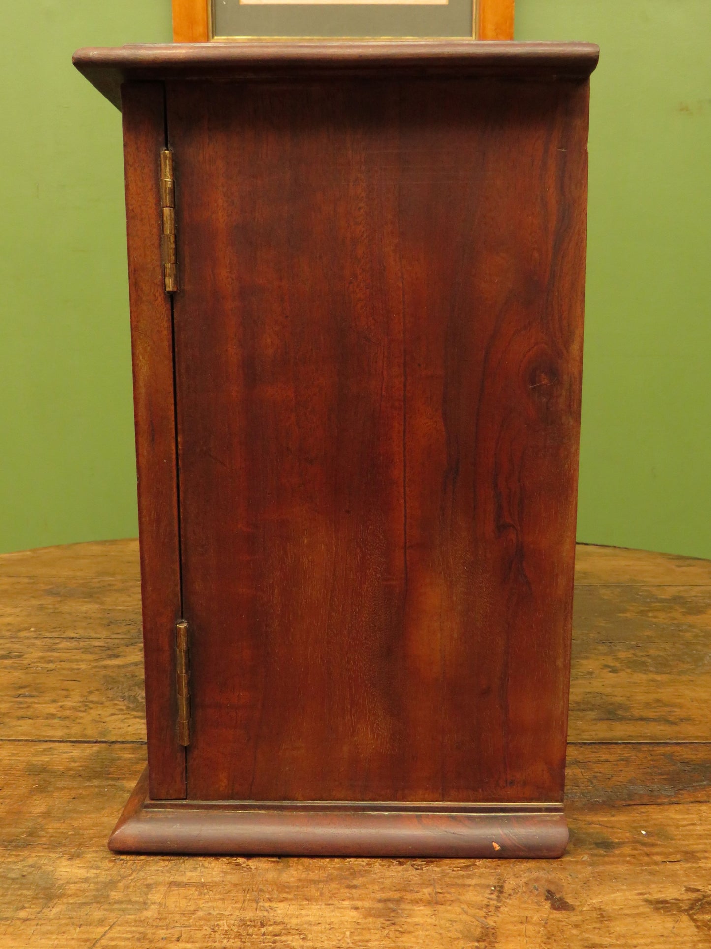 Victorian Apothecary or Collectors Cabinet with Hobbs & Co Lock