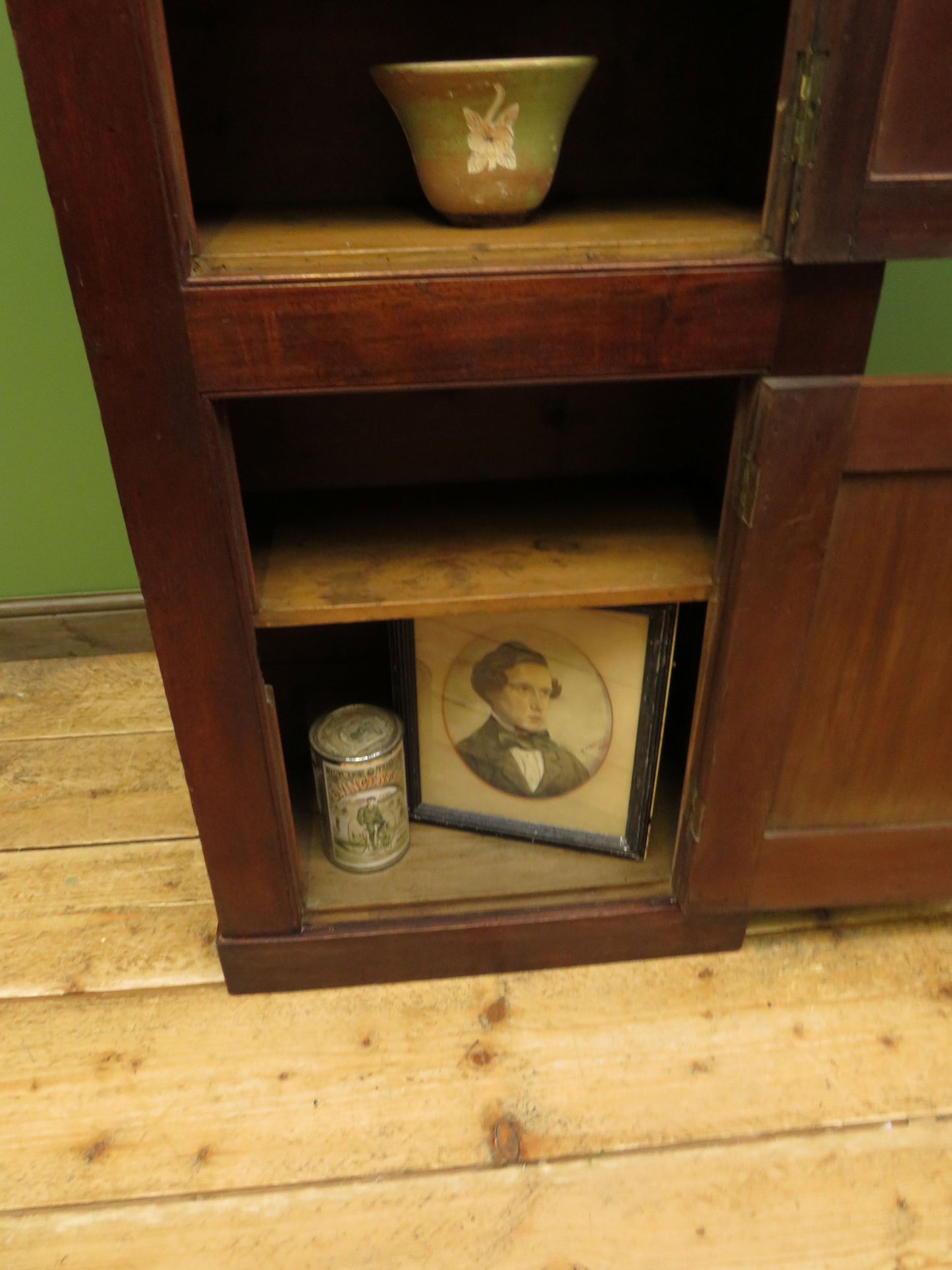 Victorian Pharmacists Cabinet with Interior Shelves