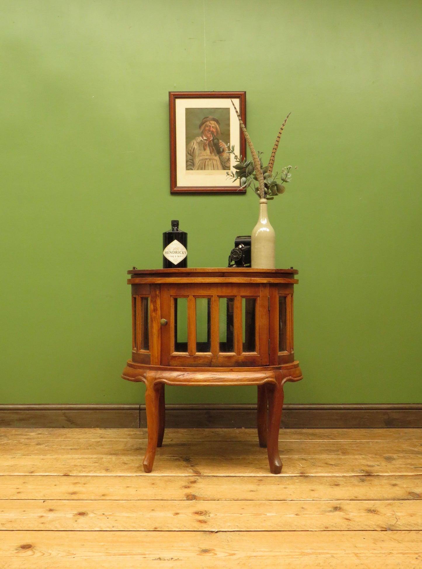Nautical Style Drinks Cabinet with lift off tray