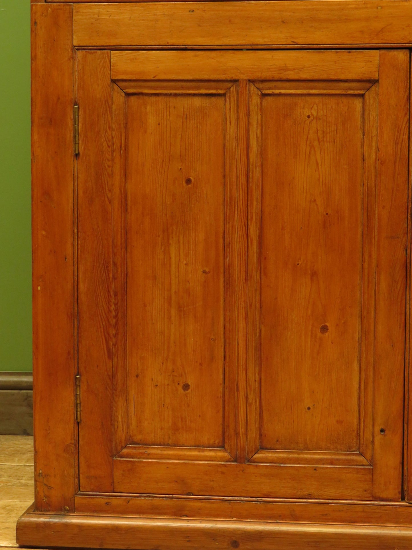 Victorian Pine Cupboard Server with galleried Top