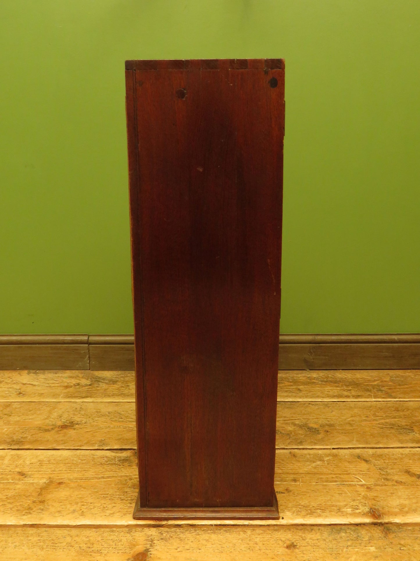 Small Antique Shop Display Cabinet with Mirrored Back