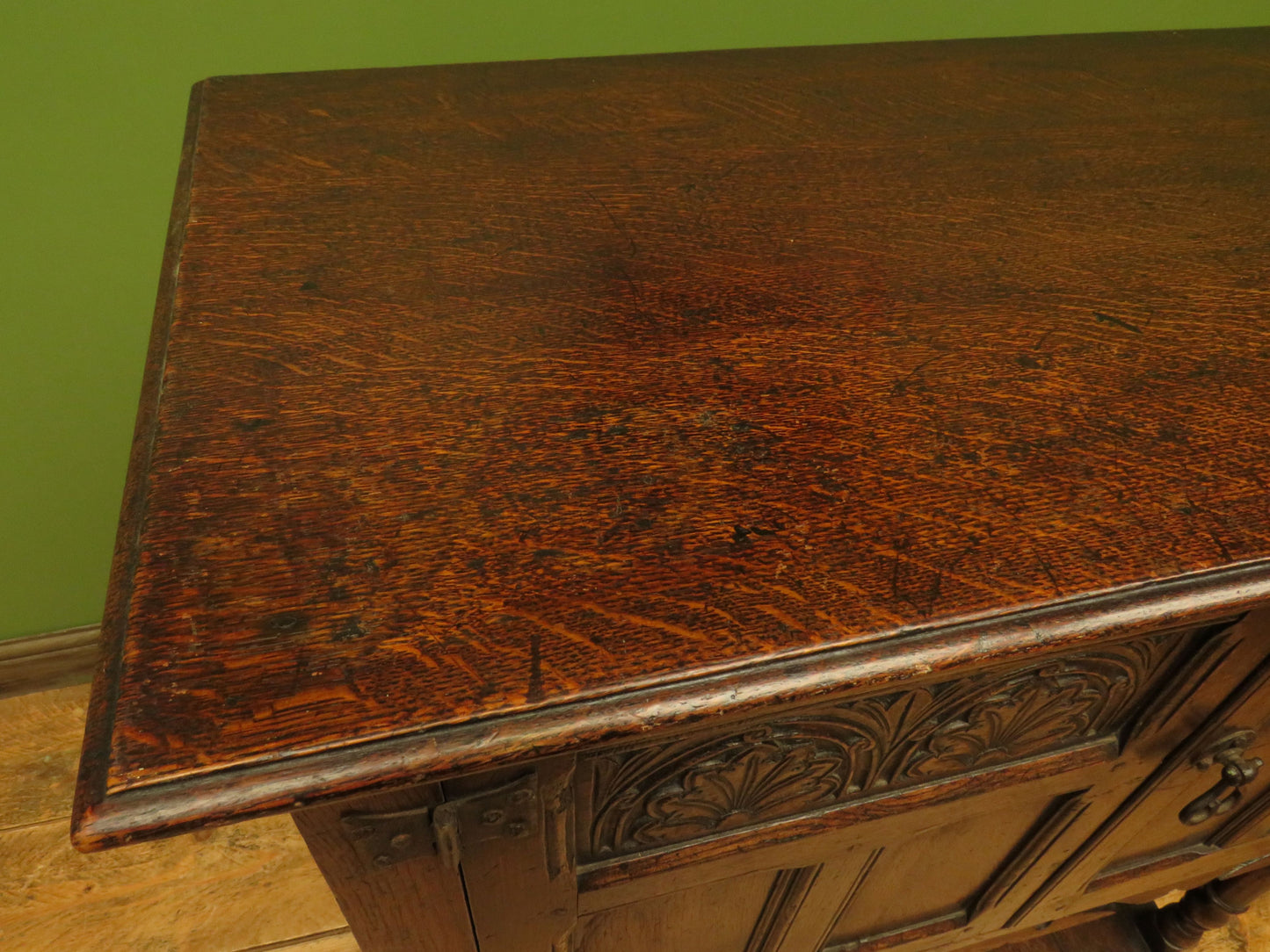 Ipswich Oak style Livery Cupboard by Alfred Allen of Birmingham