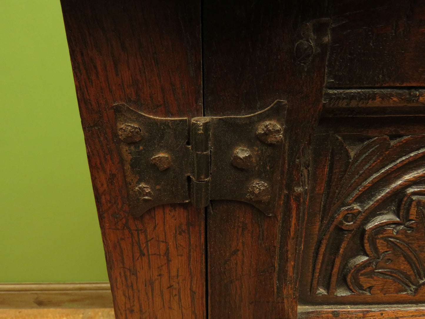 Ipswich Oak style Livery Cupboard by Alfred Allen of Birmingham