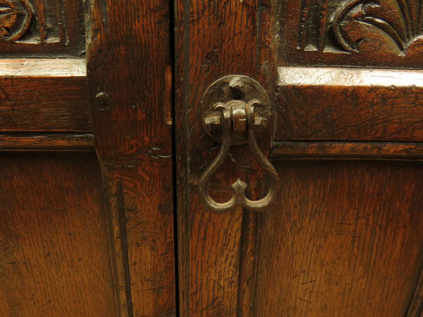 Ipswich Oak style Livery Cupboard by Alfred Allen of Birmingham