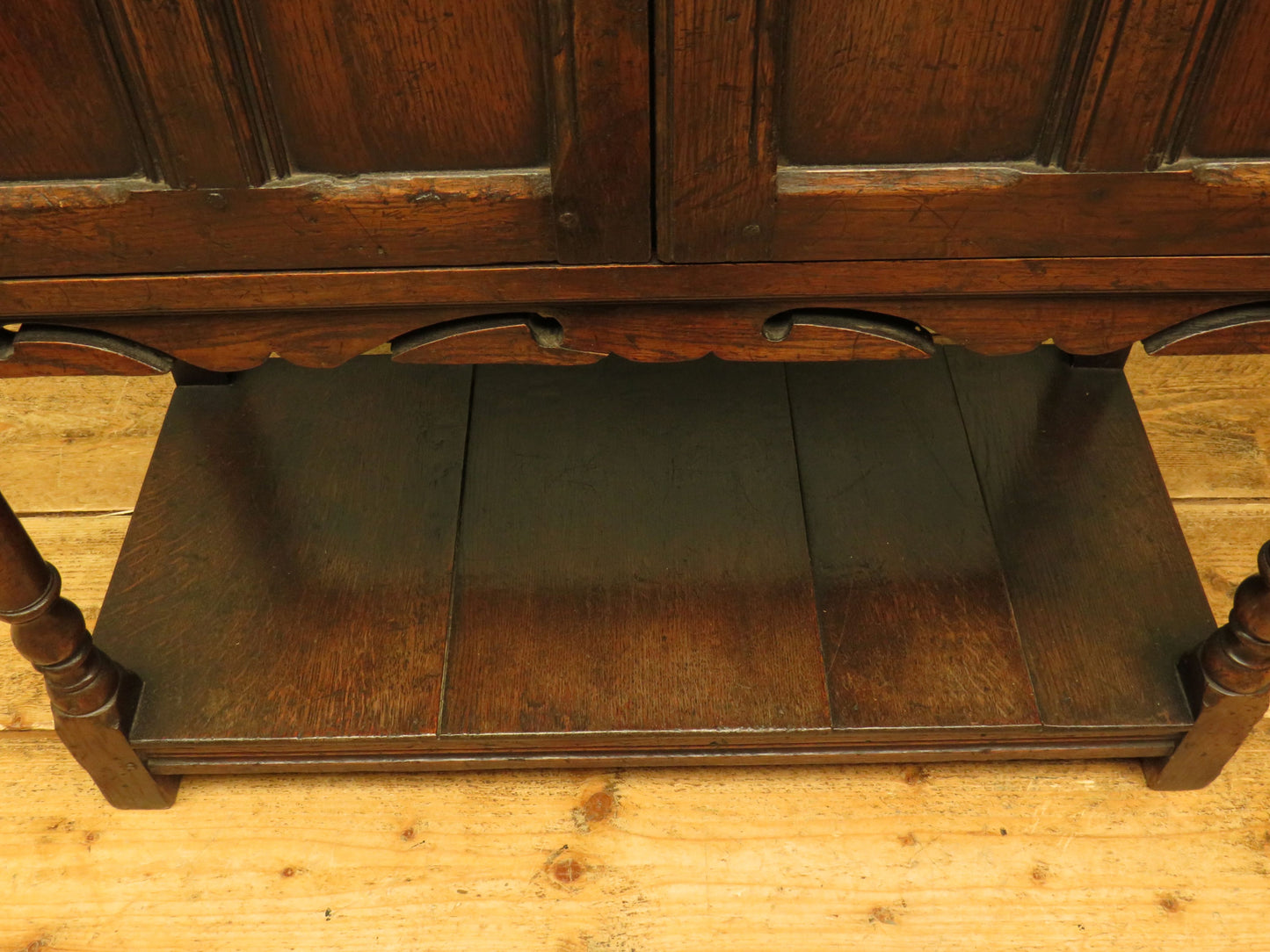 Ipswich Oak style Livery Cupboard by Alfred Allen of Birmingham