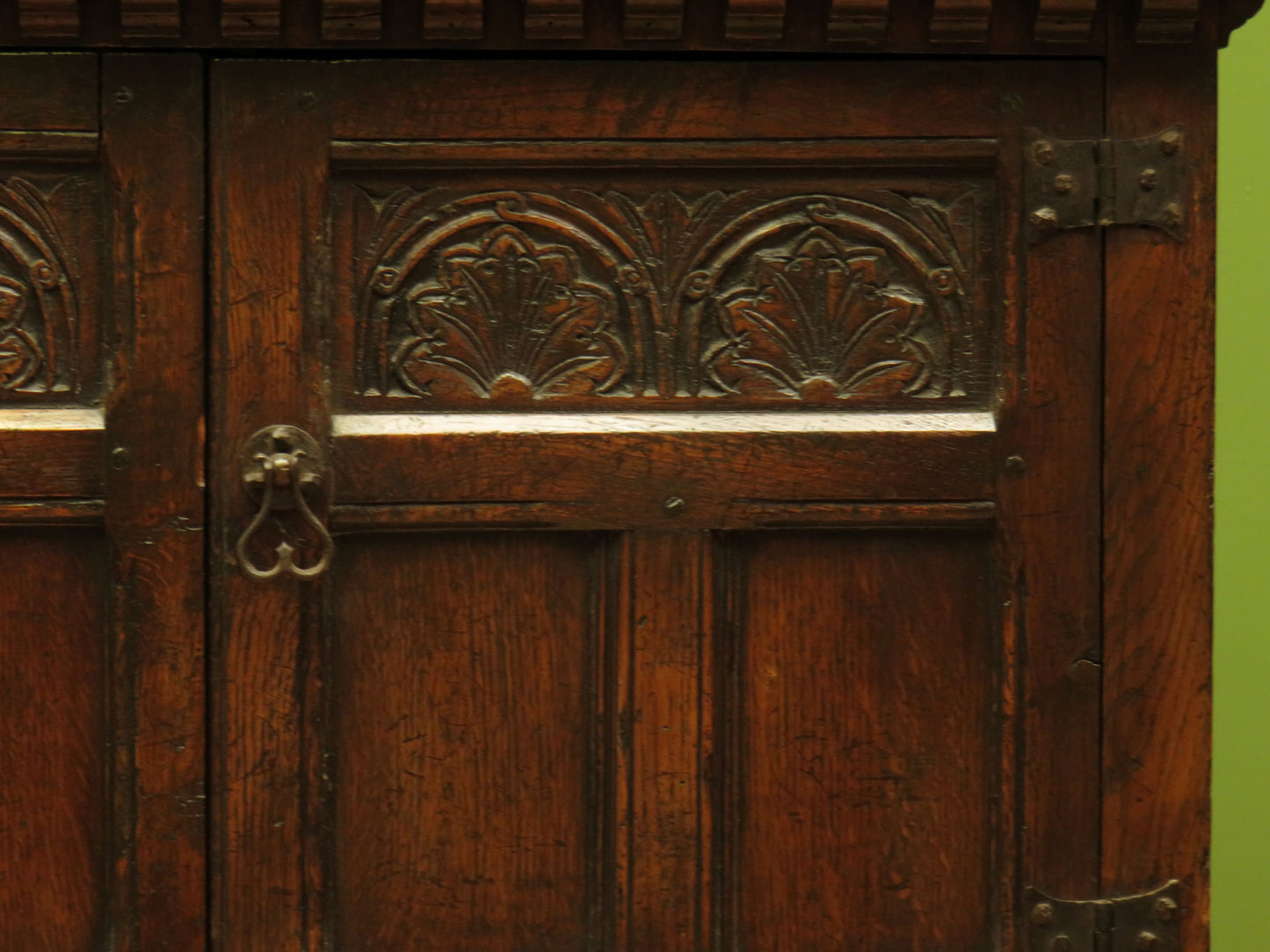 Ipswich Oak style Livery Cupboard by Alfred Allen of Birmingham