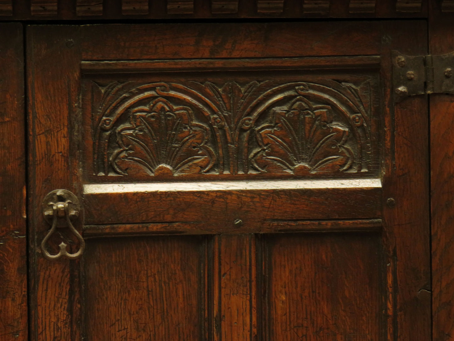 Ipswich Oak style Livery Cupboard by Alfred Allen of Birmingham