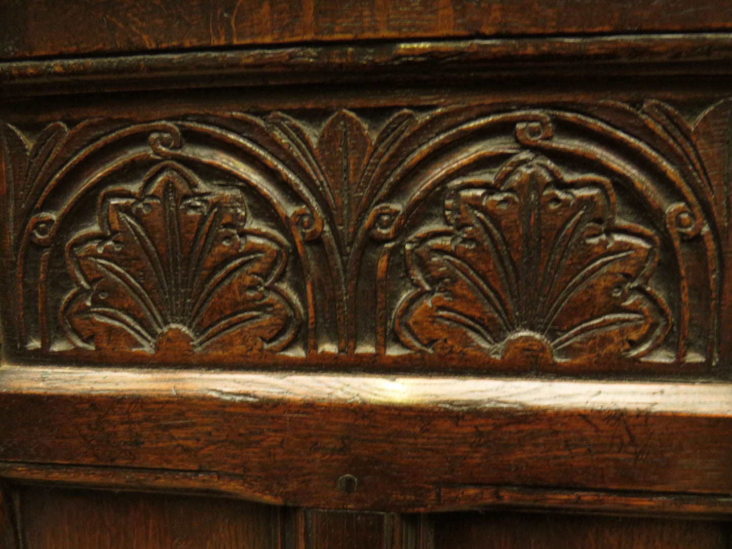 Ipswich Oak style Livery Cupboard by Alfred Allen of Birmingham