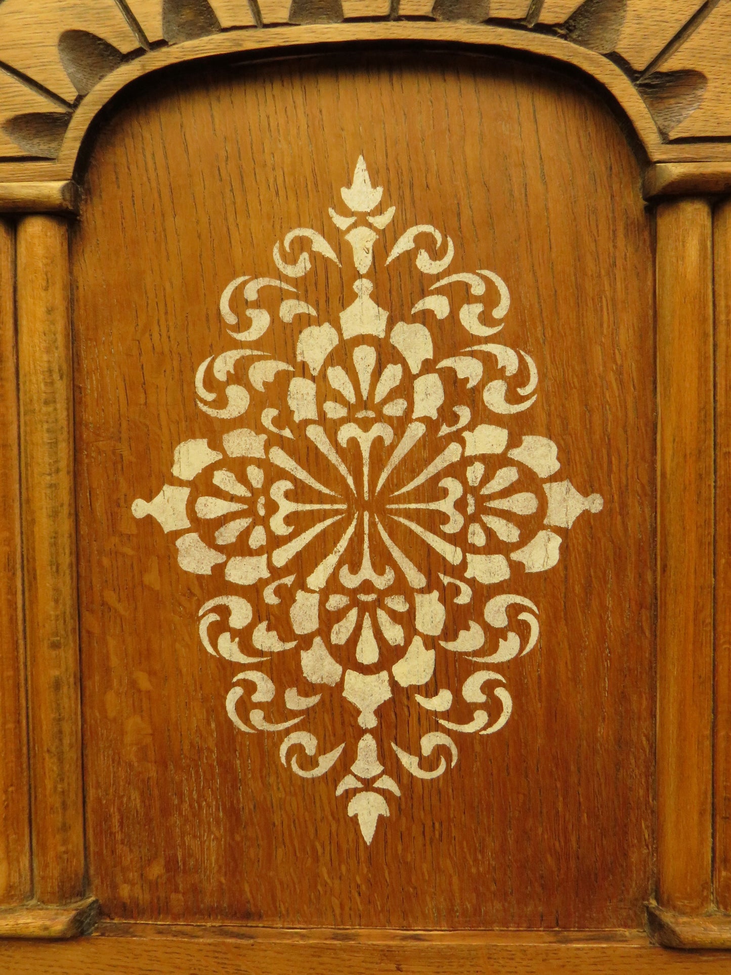 Scandi Boho Small Vintage Oak Wardrobe