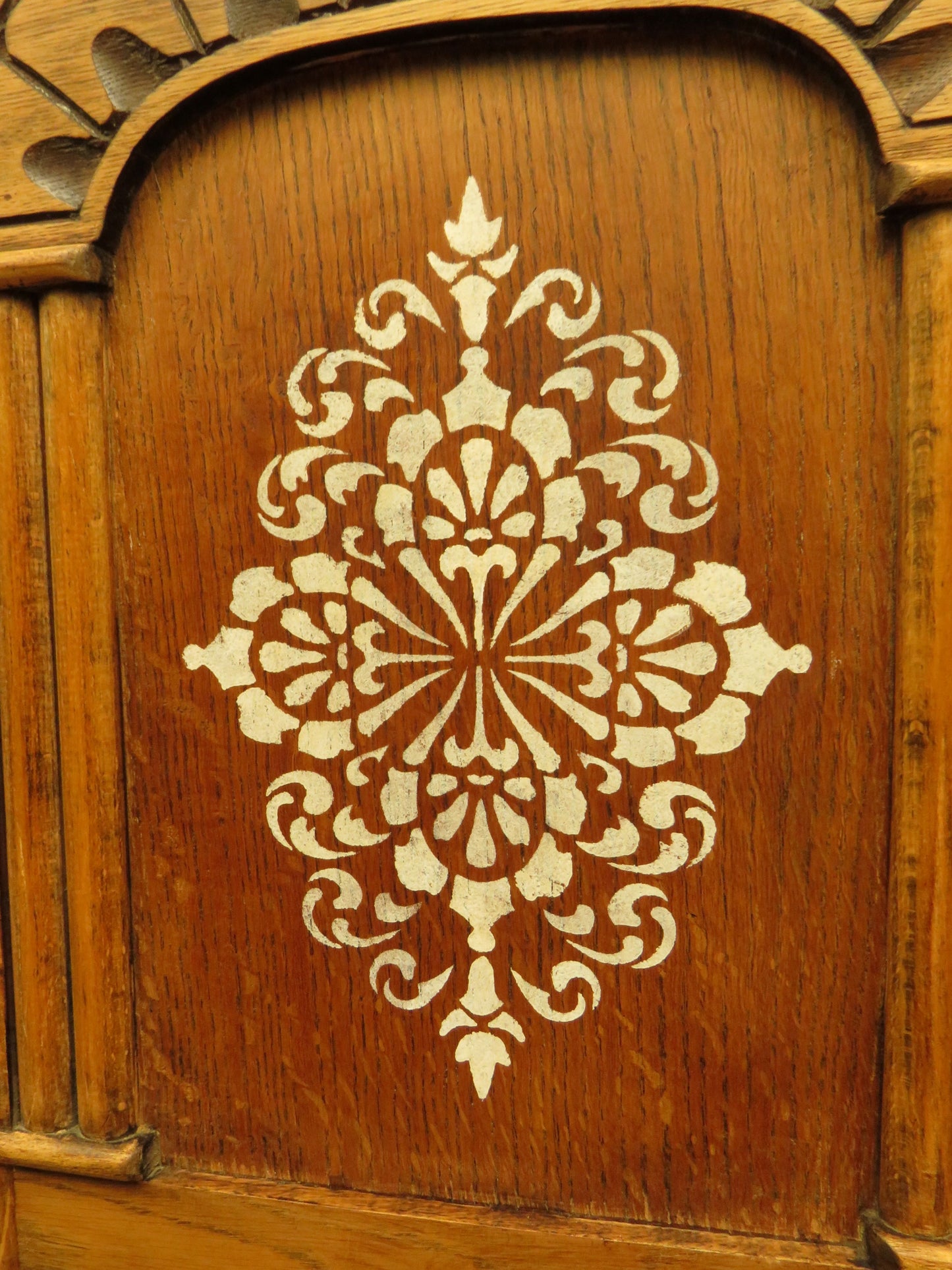 Scandi Boho Small Vintage Oak Wardrobe