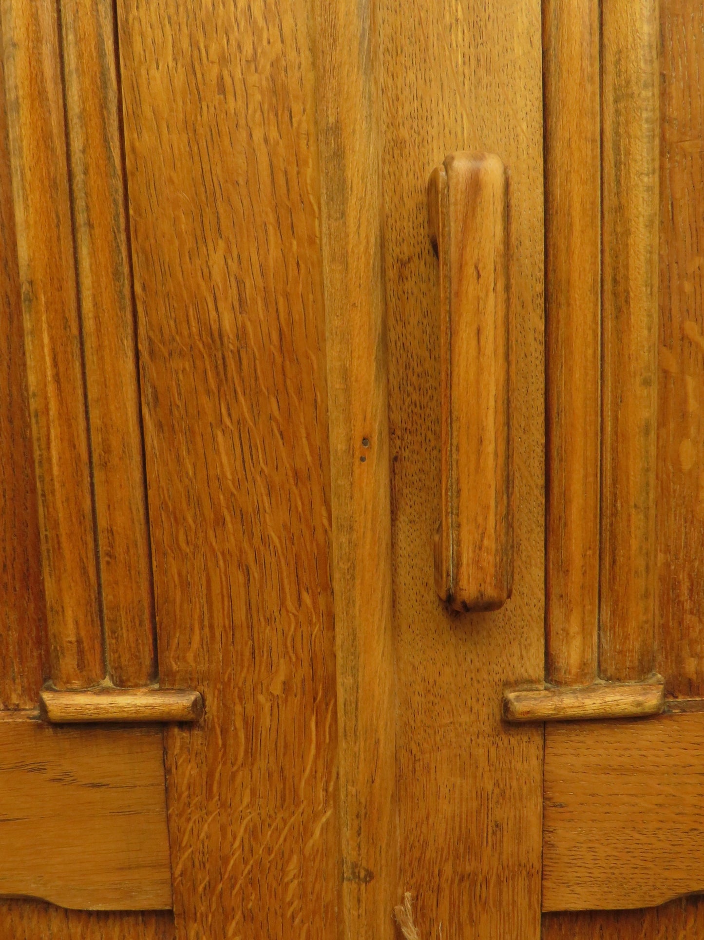 Scandi Boho Small Vintage Oak Wardrobe