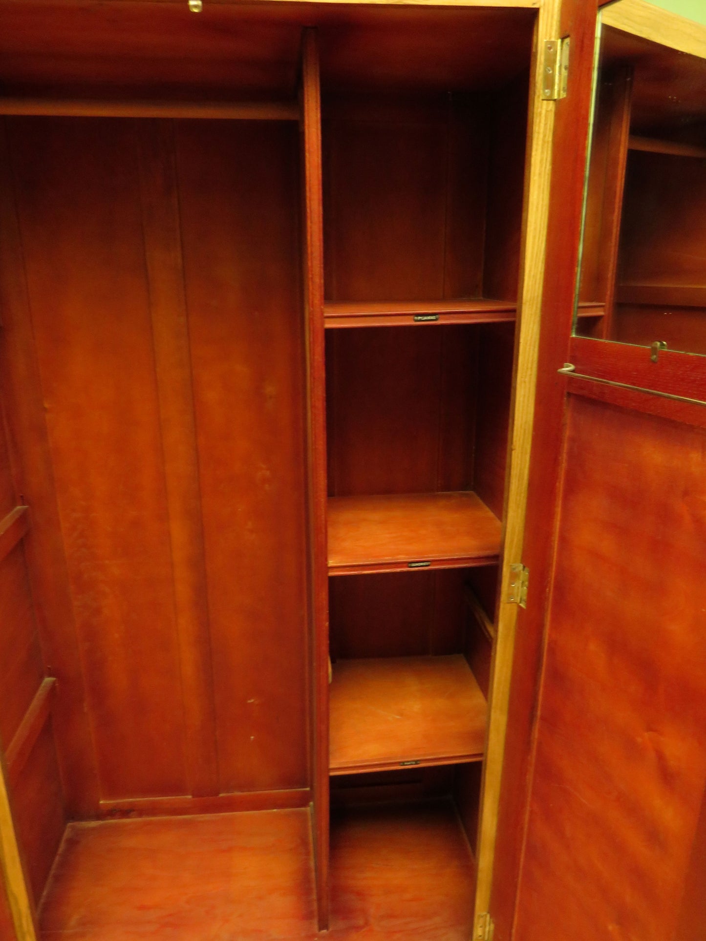 Scandi Boho Small Vintage Oak Wardrobe