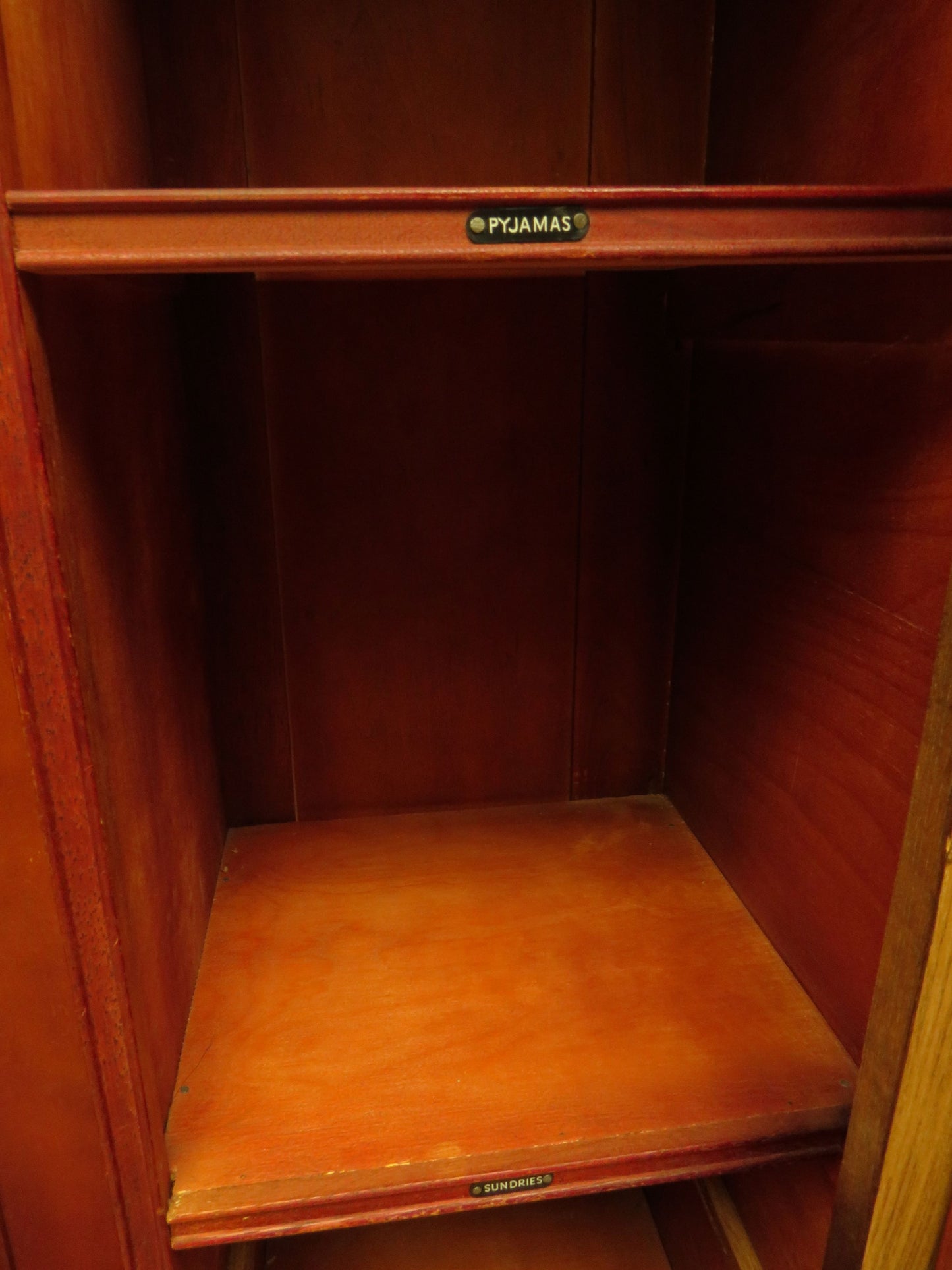 Scandi Boho Small Vintage Oak Wardrobe