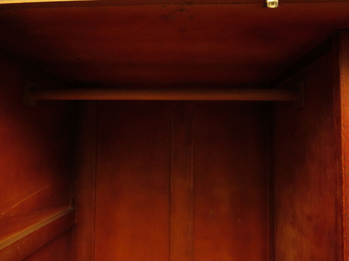 Scandi Boho Small Vintage Oak Wardrobe